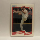 #418 Rob Dibble Cincinnati Reds 1990 Fleer Baseball Card IL