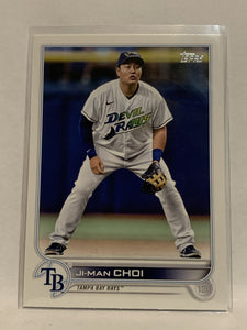 Ji-Man Choi Autographed Baseball Cards