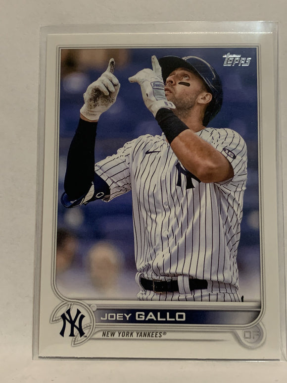  2022 TOPPS #322 JOEY GALLO YANKEES BASEBALL MLB