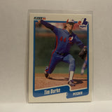 #342 Tim Burke Montreal Expos 1990 Fleer Baseball Card IL