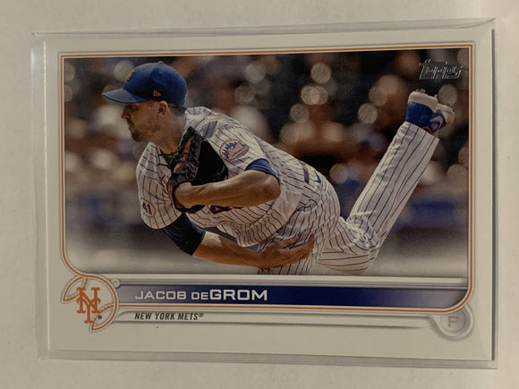 330 Jacob Degrom New York Mets 2022 Topps Series 1 Baseball Card