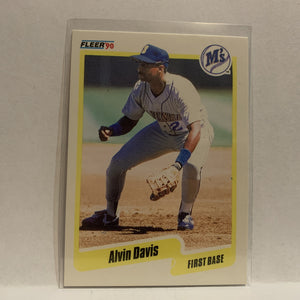 #512 Alvin Davis Seattle Mariners 1990 Fleer Baseball Card IM