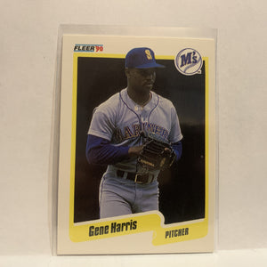 #515 Gene Harris Seattle Mariners 1990 Fleer Baseball Card IM