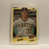 #466 Jim Gott Pittsburgh Pirates 1990 Fleer Baseball Card IM