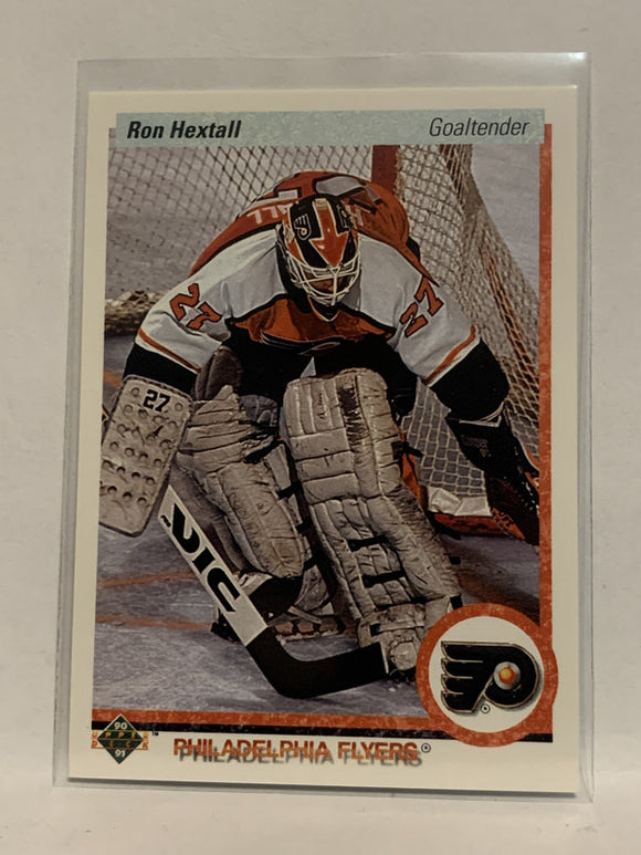 #227 Ron Hextall Philadelphia Flyers 1990-91 Upper Deck Hockey Card  NHL