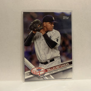 #54 Dellin Betances New York Yankees 2017 Topps Series 1 Baseball Card IO