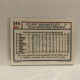 #554 Cliff Brantley  Philadelphia Phillies 1992 Topps Baseball Card IQ