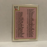 #527 Checklist  1992 Topps Baseball Card IQ