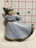 Moonlight Sleigh Ride Santa Thomas Kinkade  Figurine Ornament