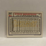 #267 Steve Bedrosian Winner Minnesota Twins 1992 Topps Baseball Card IR