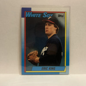 #786 Eric King Chicago White Sox 1990 Topps Baseball Card IS