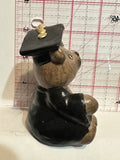 Teddy Bear Graduating Figurine Ornament