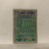 #370 Dave Lowry St Loius Blues  1990-91 Topps Hockey Card JZ