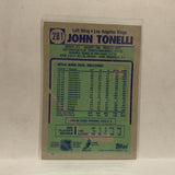 #281 John Tonelli Los Angeles Kings 1990-91 Topps Hockey Card JZ