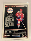 #40 Dale Hunter Washington Capitals 1991-92 Pinnacle Hockey Card  NHL