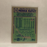 #350 Patrick Flatley New York Islanders 1990-91 Topps Hockey Card JZ