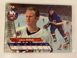 #176 Derek King New York Islanders 1993-94 Fleer Ultra Hockey Card  NHL