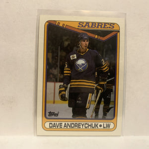 #169 Dave Andreychuk Buffalo Sabres 1990-91 Topps Hockey Card JZ1