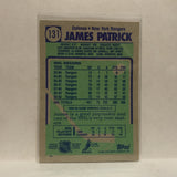 #131 James Patrick New York Rangers 1990-91 Topps Hockey Card JZ1