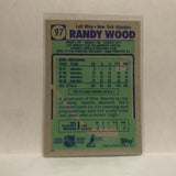 #97 Randy Wood New York Islanders 1990-91 Topps Hockey Card JZ1