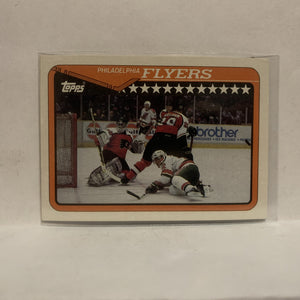 #80 Philadelphia Flyers Team Card 1990-91 Topps Hockey Card JZ1