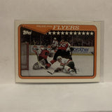 #80 Philadelphia Flyers Team Card 1990-91 Topps Hockey Card JZ1