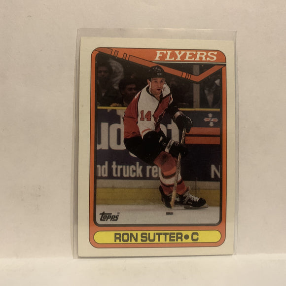 #45 Ron Sutter Philadelphia Flyers 1990-91 Topps Hockey Card JZ1