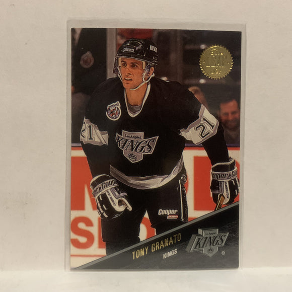 #201 Tony Granato Los Angeles Kings 1993-94 The Leaf Hockey Card JZ2