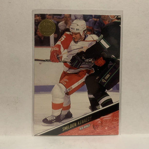 #246 Sheldon Kennedy Detroit Red Wings 1993-94 The Leaf Hockey Card JZ2