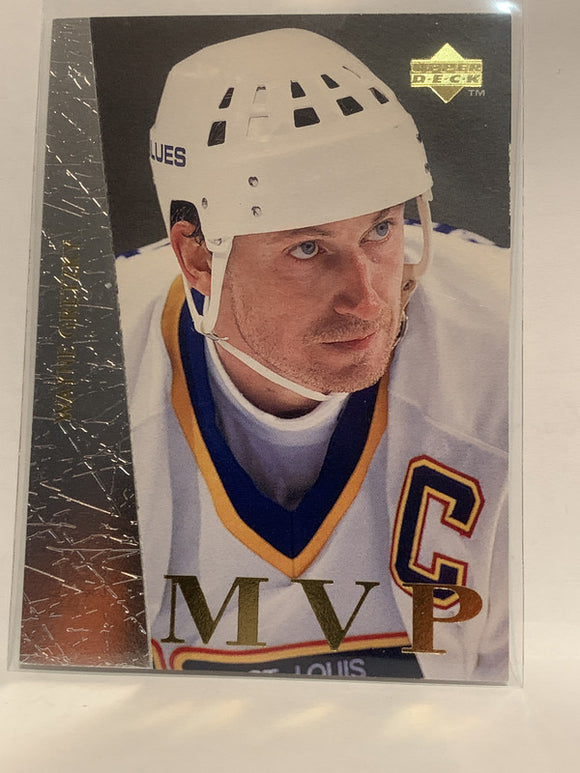 #UD1 Wayne Gretzky MVP St Louis Blues 1996-97 Upper Deck Collector's Choice Hockey Card  NHL