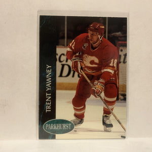 #262 Trent Yawney Calgary Flames 1993-94 Parkhurst Hockey Card JZ2