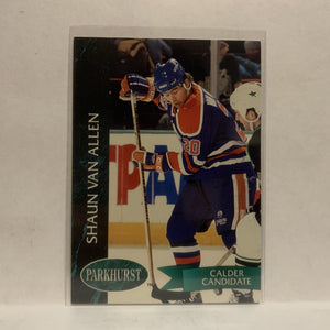 #288 Shaun Van Allen Edmonton Oilers 1993-94 Parkhurst Hockey Card JZ2