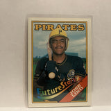 #767 Jose Lind Pittsburgh Pirates 1988 Topps Baseball Card IY