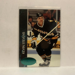 #138 Kevin Stevens Pittsburgh Penguins  1993-94 Parkhurst Hockey Card JZ3