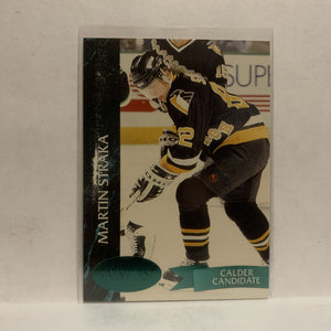 #140 Martin Straka Pittsburgh Penguins 1993-94 Parkhurst Hockey Card JZ3