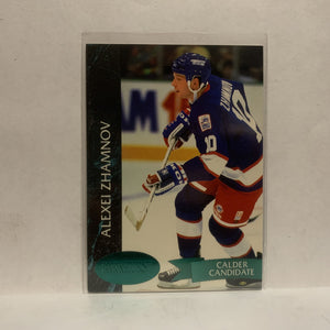 #210 Alexei Zhamnov Winnipeg Jets 1993-94 Parkhurst Hockey Card JZ3