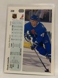 #338 Claude Loiselle Quebec Nordiques 1990-91 Upper Deck Hockey Card  NHL