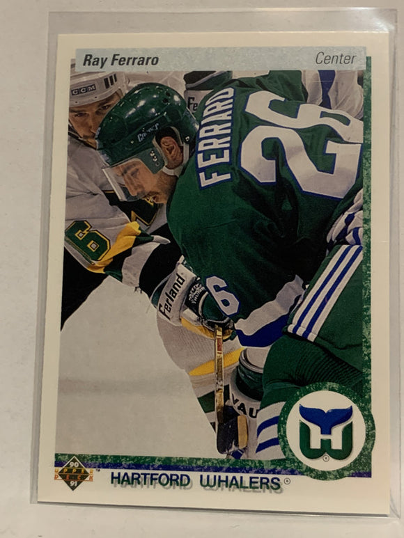 #289 Ray Ferraro Hartford Whalers 1990-91 Upper Deck Hockey Card  NHL