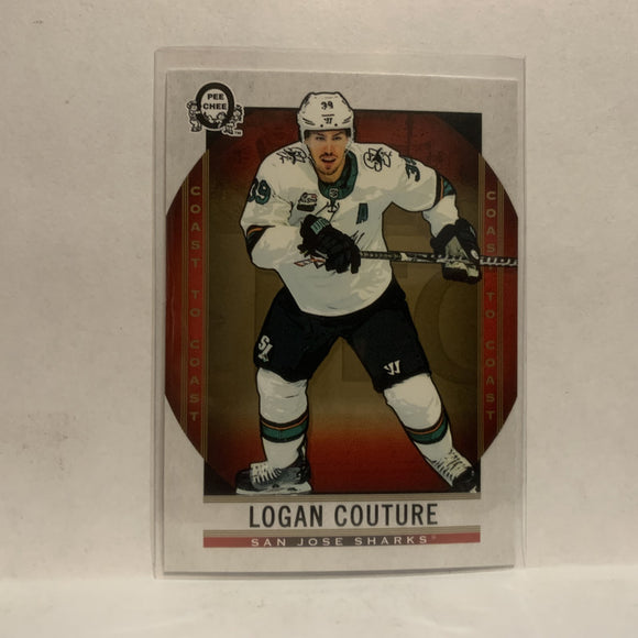 #41 Logan Couture San Jose Sharks AB2018-19 OPC Coast to Coast Hockey Card KA