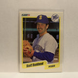 #505 Scott Bankhead Seattle Mariners 1990 Fleer Baseball Card IZ