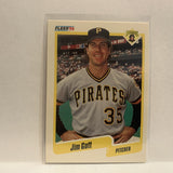 #466 Jim Gott Pittsburgh Pirates 1990 Fleer Baseball Card IZ