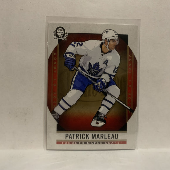 #28 Patrick Marleau Toronto Maple Leafs2018-19 OPC Coast to Coast Hockey Card KB