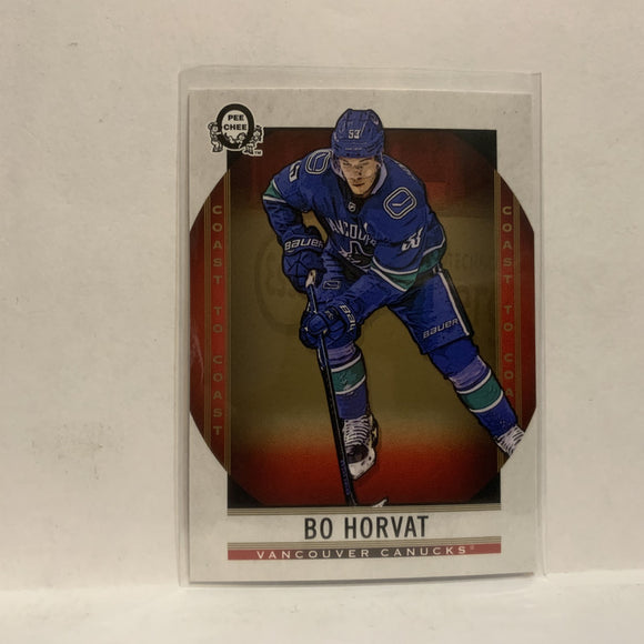 #31 Bo Horvat Vancouver Canucks2018-19 OPC Coast to Coast Hockey Card KB