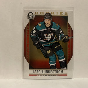 #168 Isac Lundestrom Rookie Anaheim Ducks2018-19 OPC Coast to Coast Hockey Card KC