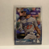 #272 Matt Kemp Los Angeles Dodgers 2015 Topps Series 1 Baseball Card I1