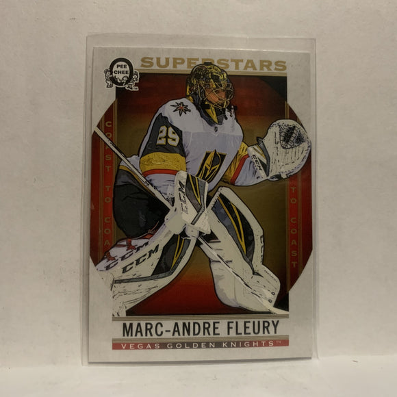 #115 Marc-Andre Fleury Superstars Vegas Golden Knights2018-19 OPC Coast to Coast Hockey Card KC