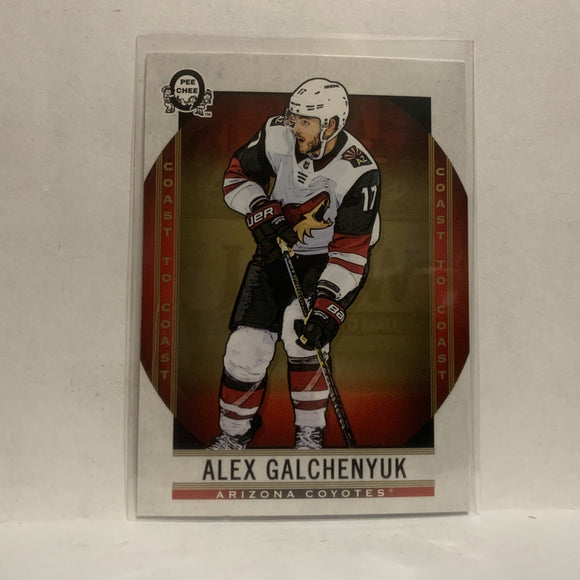 #60 Alex Galchenyuk Arizona Coyotes2018-19 OPC Coast to Coast Hockey Card KC