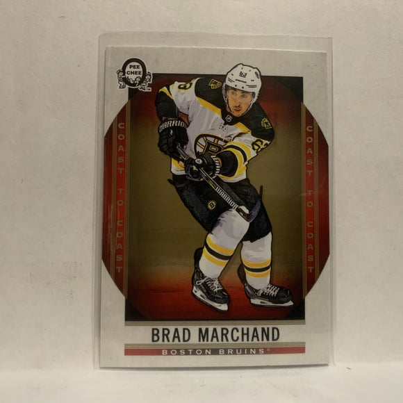 #37 Brad Marchand Boston Bruins2018-19 OPC Coast to Coast Hockey Card KC