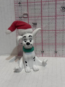 Puppy Wearing a Red Santa Hat 101 Dalmation Disney Mcdonalds Toy Character