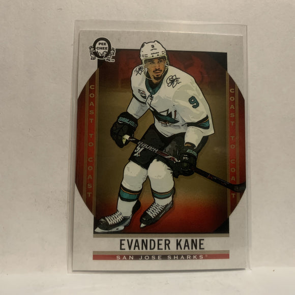 #75 Evander Kane San Jose Sharks2018-19 OPC Coast to Coast Hockey Card KC